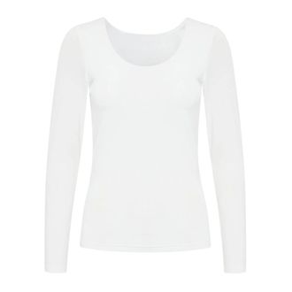 Ichi Ichi - Iagro LS Bluser 20122722 - Dames - Tops - Wit - Maat: XL