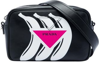Prada Pre-owned Prada City Calf Banana Print Camera Bag Ladies FJF5SCY7DUYPC9SP