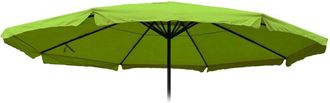 Hhg Nunca Usado] Funda De Recambio Para Sombrilla Meran Pro, Sombrilla De Mercado Para Hosteler&iacute;a Con Fald&oacute;n &Oslash; 5m, Poli&eacute;ster, Verde Claro