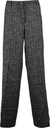 Dolce & Gabbana Pantalones Rectos - Trousers - Mujer - Gris - L