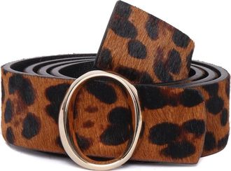 Orciani Leo Double Riem 3-5 cm - Dames - Accessoires - Bruin - Maat: 90 CM Zijde