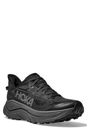 Hoka One One Challenger 8 Trail Running Shoe in Black /Outer Orbit at Nordstrom, Size 10.5