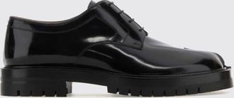Maison Margiela Derby Tabi in pelle spazzolata con suola dentellata