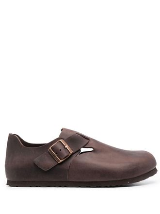 Birkenstock Mocassini London con punta smussata - Marrone