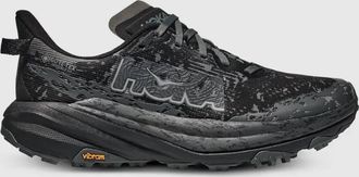 Hoka One One Mens Speedgoat 6 Gore Tex Trail Running Sneakers In Black/outer Orbit