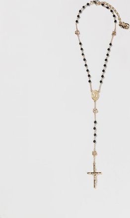 Dolce & Gabbana Collana Rosario Dolce & Gabbana in ottone e pietre naturali