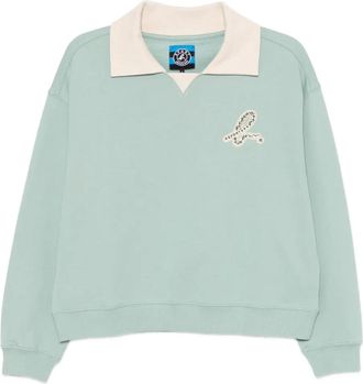 Sport b. Felpa con logo - Verde