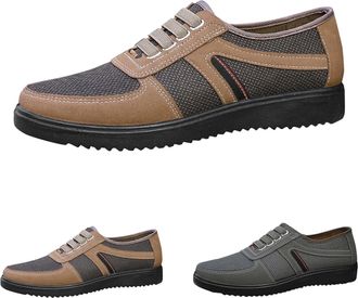 Generic Trainers Mens Flat Comfortable Breathable Sports Shoes Lightweight Flat Shoes Fashion Gym Shoes Slip On Running Shoes Men Casual Work Shoes Outdoor Ru