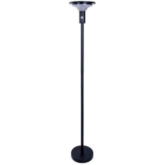 N&auml;ve Naeve Nora Baliza Solar Led Regulable Para Exterior, 139 Cm, Color Negro, Pir + Sensor De Atardecer A Amanecer, 3000 K, Ip44