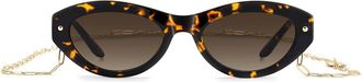 Carolina Herrera HER 0406/S 086/HA Womens Sunglasses Tortoiseshell Size 52