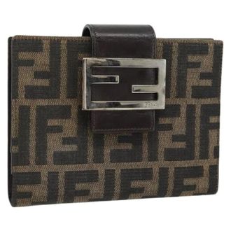 Fendi Pre-owned Wallets, female, Brown, Size: ONE SIZE Pre-owned Day Planner Cover