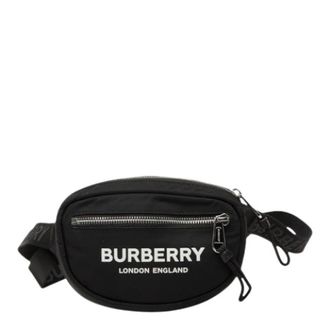 Burberry Pre-owned Nylon Waist Bag - Dames - Pre-owned - Zwart - Maat: ONE Size Nylon