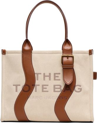 Marc Jacobs The Wavy Canvas Large Tote Bag in Beige/argan Oil at Nordstrom