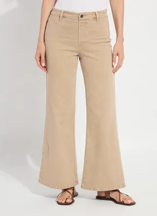 Lyss&eacute; Iris Wide Leg Everyday Denim Curvy (30.5 Inseam)