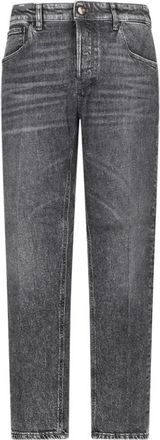 Pantaloni Torino Reggae Jeans - Heren - Regular Fit Jeans - Zwart - W35 - Katoen - Jeans