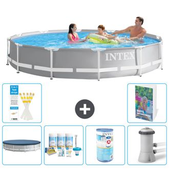 Intex Piscina Prism Frame Redonda - 366x76 Cm - 7-piezas S34