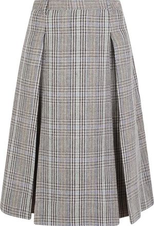 Acne Studios Falda larga plisada de lana - Skirts - Mujer - Multicolor - S