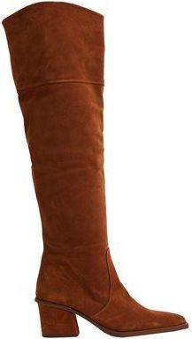 8 by YOOX SPLIT LEATHER OVER THE KNEE WESTERN BOOT