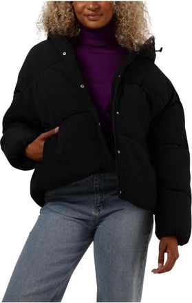 Notre-V Gewatteerde Jas - Dames - Winterjassen - Zwart - XS - Polyester - Jassen