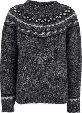 Parosh Grey Knitted Sweater