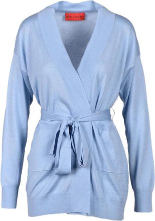 Wild Cashmere Silk Cashmere Cardigan - Celeste