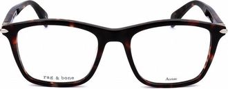 Rag & Bone Mens Brown Rectangular Eyeglass Frames RNB7024-1