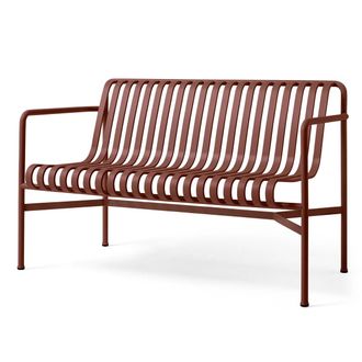 HAY Palissade Dining Bench, iron red