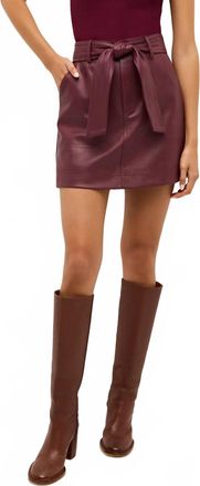 Marie Oliver Womens Merlot Vallie Skirt In Maroon