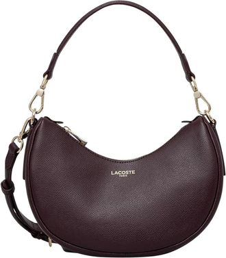 Lacoste Borsa a mezzaluna piccola Champs-&Eacute;lys&eacute;es - - Bags - Donna - Marrone - ONE SIZE