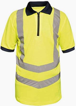 Regatta Mens Regatta Professional Mens Hi-Vis Reflective Polo Shirt - Yellow - Size: 38