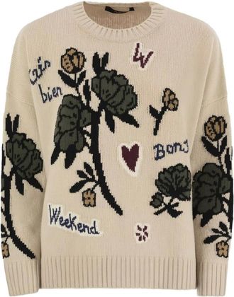 Max Mara Dames, Truien, Beige, Maat: XS