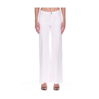 Ermanno Scervino Dames, Broeken, Wit, Maat: XS Denim