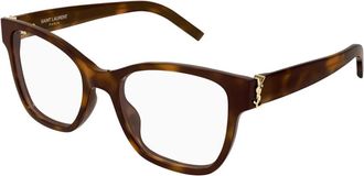 Saint Laurent Brillen - Dames - Brillen - Bruin - 52 MM - Accessoires
