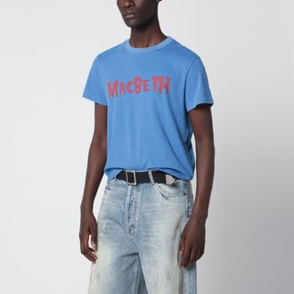 Dagger Blue Macbeth T-shirt in cotton with vintage effect