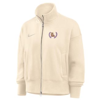 Nike Womens College (Prairie View A&M University) Nike Womens Phoenix Fleece Track Jacket in Brown | ZW052NPVUN26-NAT