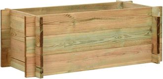 vidaXL Pin de 80 cm de jard&iacute;n de canto elevado de 80 cm