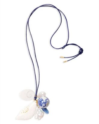 Chan Luu Womens Ocean Cluster Necklace In Multi