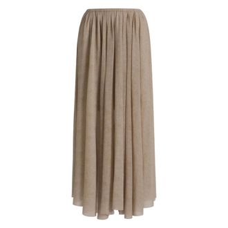 Alberta Ferretti Rokken, Dames, Beige, S, Alberta Ferretti Skirts Beige