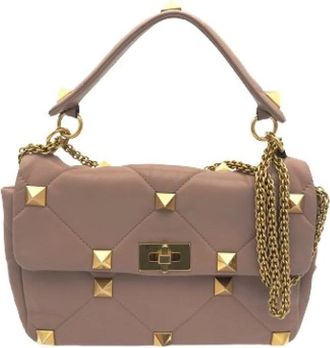 Valentino Pre-owned Handbags, female, Pink, Size: ONE SIZE Pre-owned Vintage Handbag