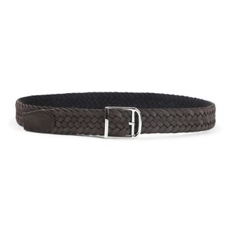Brioni Cintura intrecciata - - Accessories - Uomo - Marrone - 95 CM