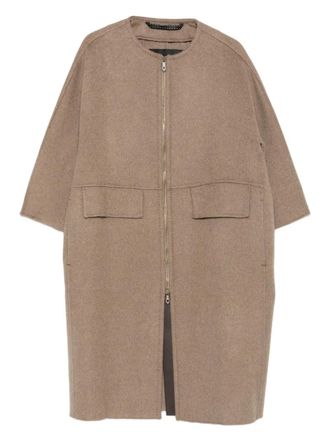 Max Mara cashmere coat - women - Cashmere - 42 - Brown