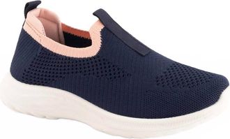 Andrea Womens Slip-On Sneakers In Navy Blue