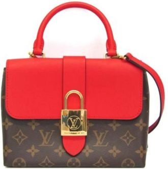 Louis Vuitton Pre-owned Handbags, female, Red, Size: ONE SIZE Pre-owned Canvas Handbag