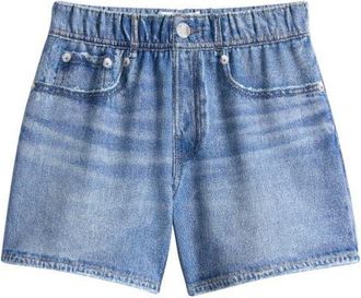 Rag & Bone Kids Mini Miramar Pull-On Shorts in Morse at Nordstrom, Size 9-10Y