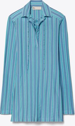 Tory Burch Womens Lace-Up Jersey Tunic, size XS