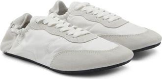 Mango Leather Sneaker in White at Nordstrom, Size 6.5Us
