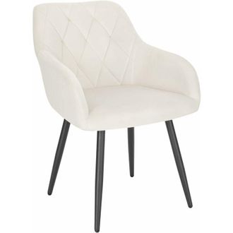 Woltu Sillas De Comedor Silla Reposabrazos Silla Tapizada Con Respaldos Sillas Nordicas Silla Para Comedor Sal&oacute;n Dormitorio Cocina Pasillo Gris Oscuro Terci