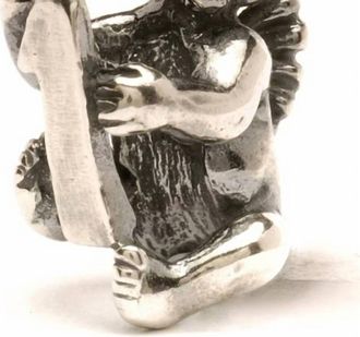 Trollbeads Womens Cherub Bead Charm In Silver
