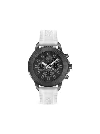 Plein Sport Glam Chrono 44mm - men - stainless steel/Silicone - One Size - Black