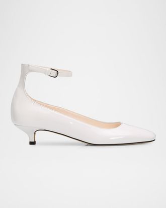 Toteme Patent Leather Anklet Pumps